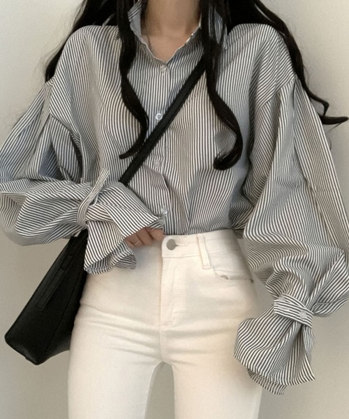 Girly Doll（ガーリードール） ブラウス シャツ ボリュームスリーブ