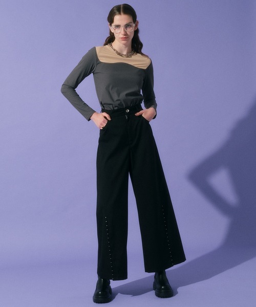 MAISON SPECIAL（メゾンスペシャル） tシャツ Bustier Cut Top