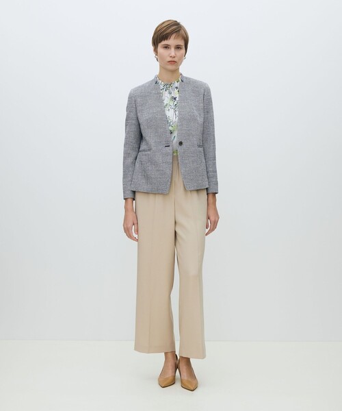 TOMORROWLAND collection ジャケット ノーカラージャケット フラット