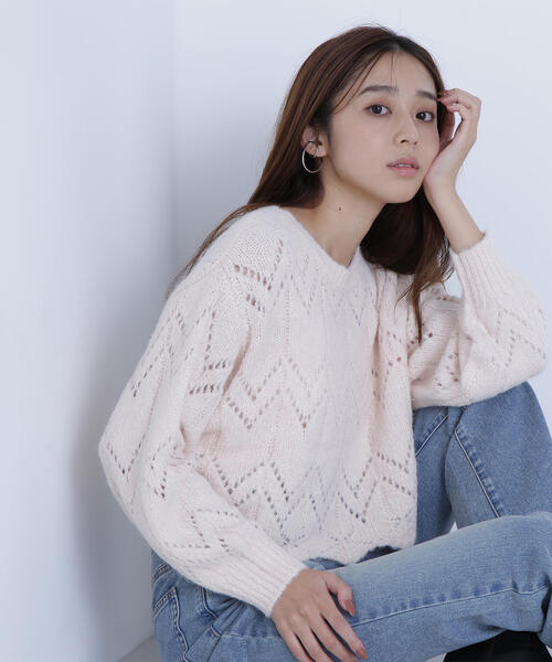 NATURAL BEAUTY BASIC（ナチュラルビューティーベーシック） ニット