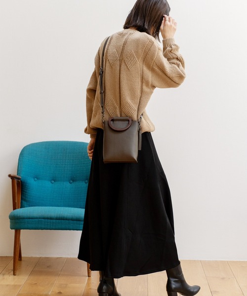 VitaFelice（ヴィータフェリーチェ） ショルダーバッグ バッグ ウッド