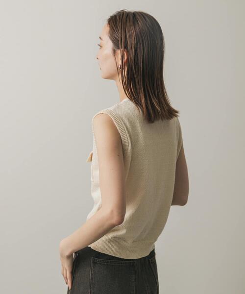 SENSE OF PLACE by URBAN RESEARCH ベスト ジレ メタルボタンポケット