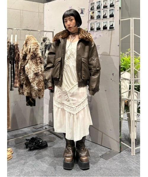 SLY（スライ） ワンピース SHEER SQUEEZE CAMI DRESS シアー