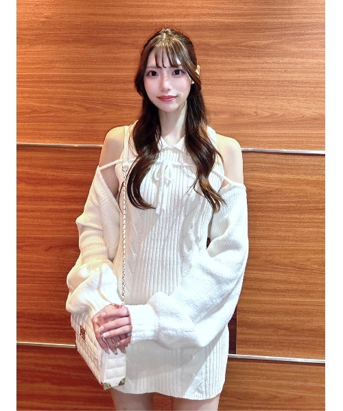 Darich（ダーリッチ） ワンピース ショートボレロニットミニワンピース