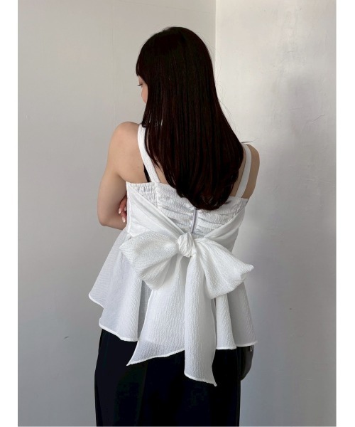 FRAY I.D（フレイ・アイディー） ブラウス シャツ 2wayリボントップス