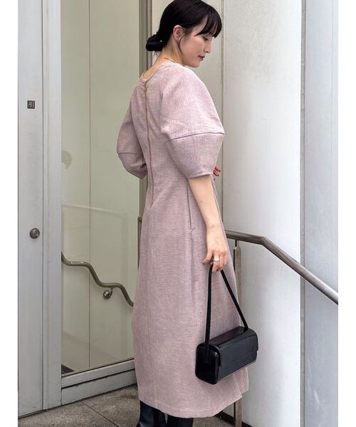 LAGUNAMOON（ラグナムーン） ワンピース コクーンZIPハーフスリーブ