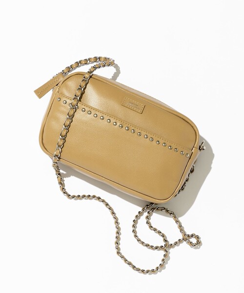 23区（ニジュウサンク） ショルダーバッグ バッグ レザー スタッズ