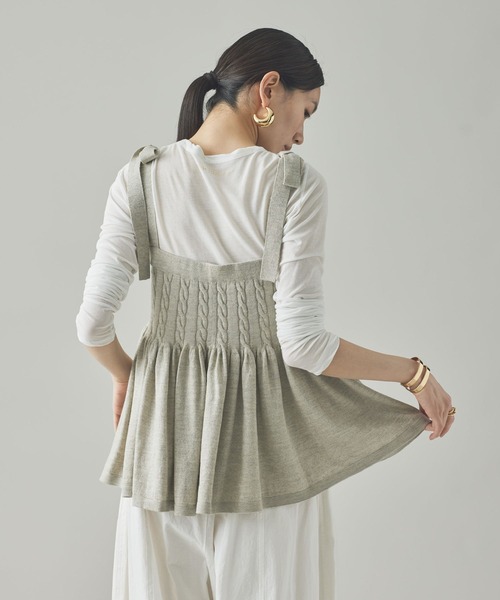 Curensology（カレンソロジー） キャミソール /ウールリネンキャミ