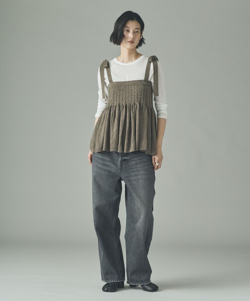 Curensology（カレンソロジー） キャミソール /ウールリネンキャミ