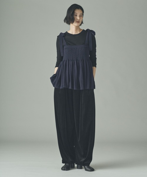 Curensology（カレンソロジー） キャミソール /ウールリネンキャミ