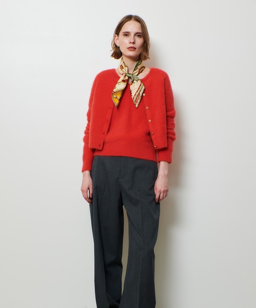 allureville（アルアバイル） カーディガン カシミヤブレンドファー