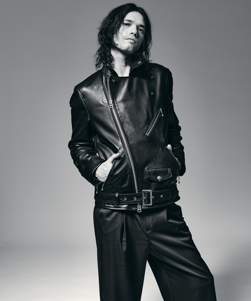 glamb（グラム） 革ジャン ライダース Calf Leather Riders Jacket