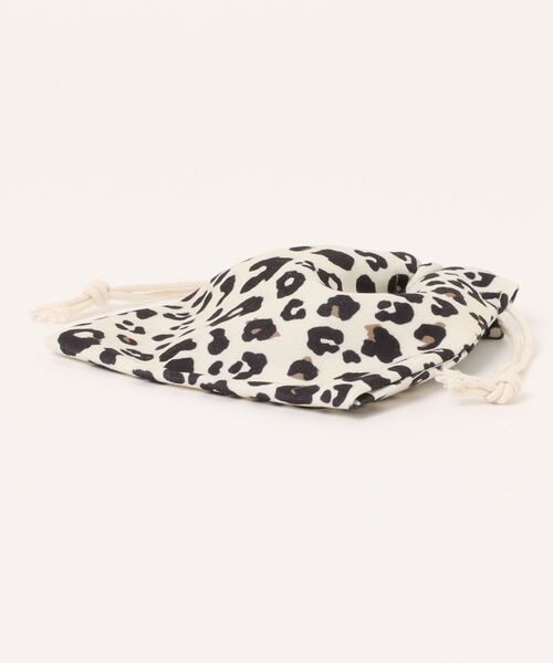 TONE SELECT GOODS ポーチ 「float」ヒョウ柄 アニマル柄 マルチ 巾着