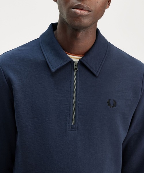 FRED PERRY（フレッドペリー） トレーナー スウェット Zip Neck Collar