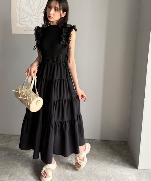 mily bilet ワンピース 「mily bilet」一枚で大人可愛く決まる。フリル