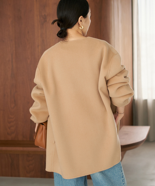 plage（プラージュ） ノーカラーコート コート HAMILTON Cardigan