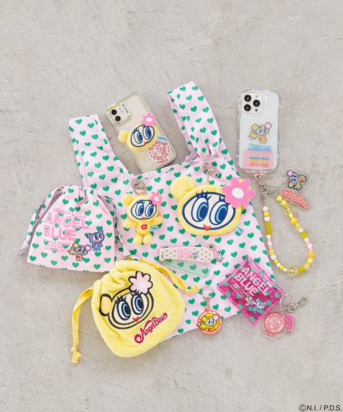 Me%（ミィパーセント） エコバッグ 「ANGEL BLUE」エコバッグ 234553