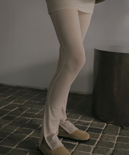 ETRE TOKYO（エトレトウキョウ） レギンス スパッツ カットソースリム