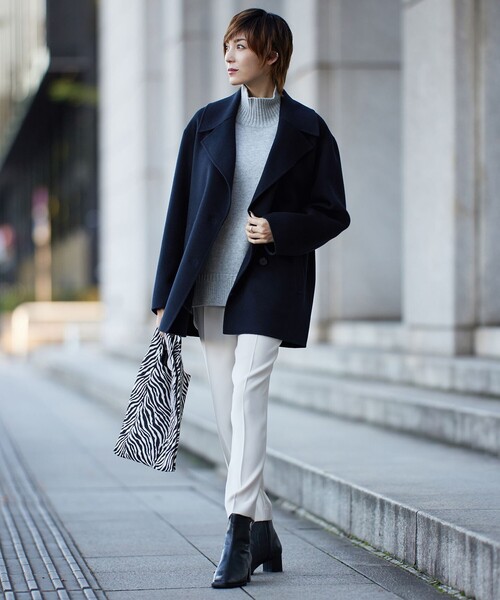 ICB（アイシービー） ピーコート pコート ウールリバー Pコート