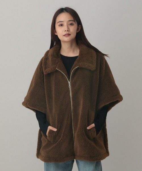 GLOBAL WORK（グローバルワーク） ポンチョ フワモコボアポンチョ