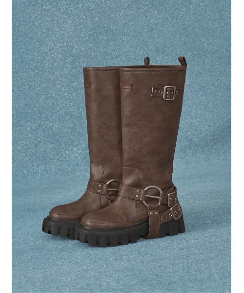 Darich（ダーリッチ） ブーツ ハーネスレザーロングブーツ レディース