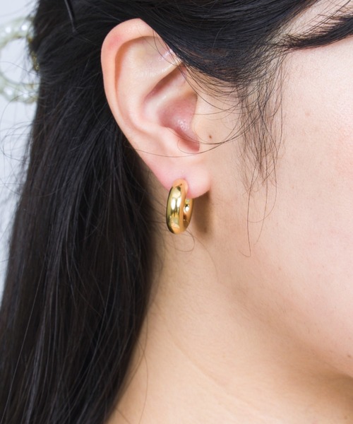 TOM WOOD（トムウッド） ピアス 「TOMWOOD」Chunky Hoops Small