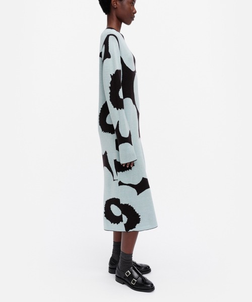 marimekko（マリメッコ） ワンピース Ennallaan Unikko / knitted