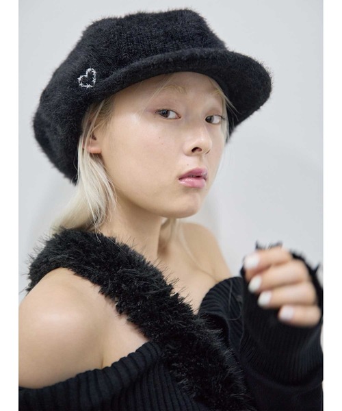 Heart Tattoo 帽子 キャスケット mohair like big casquette / モヘア