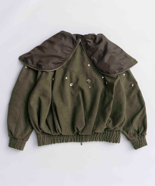 MAISON SPECIAL（メゾンスペシャル） パーカー Vegan Leather Bijou