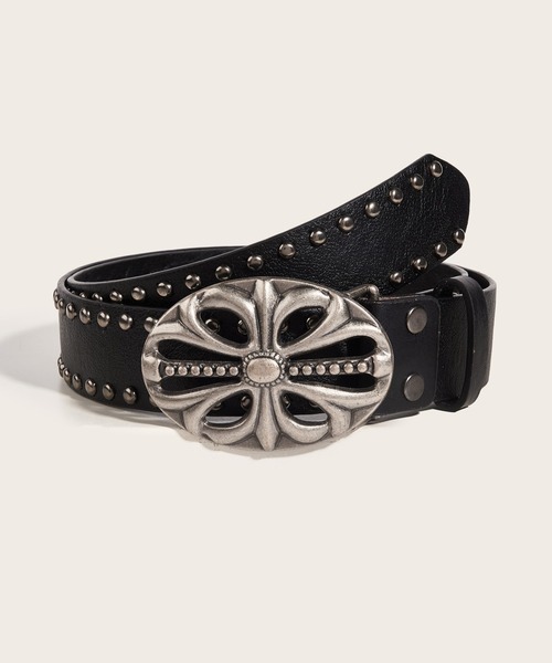 lilful ベルト Y2K ロックテイスト装飾ベルト レディース : ZOZOTOWN