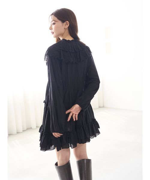 SNIDEL（スナイデル） コットンレースBOHOチュニック レディース