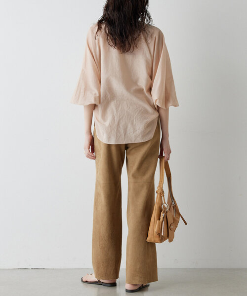 Whim Gazette（ウィム ガゼット） ブラウス シャツ シルクローン