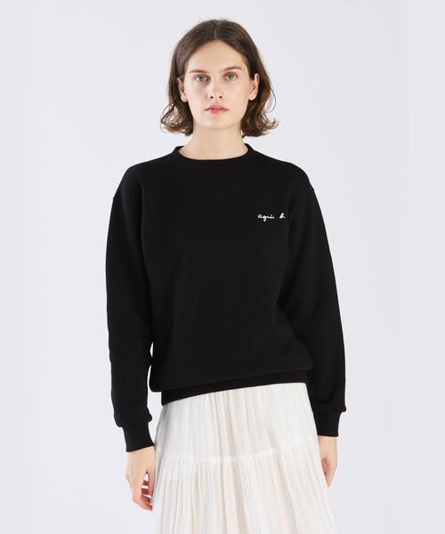 agnes b.（アニエスベー） tシャツ ロゴ プリント コットン 長袖