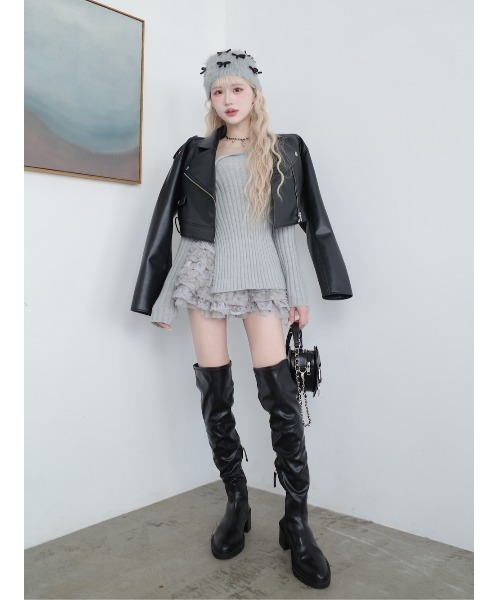 Darich（ダーリッチ） ブーツ ソフトレザーニーハイブーツ レディース