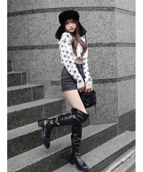 Darich（ダーリッチ） ブーツ ソフトレザーニーハイブーツ レディース