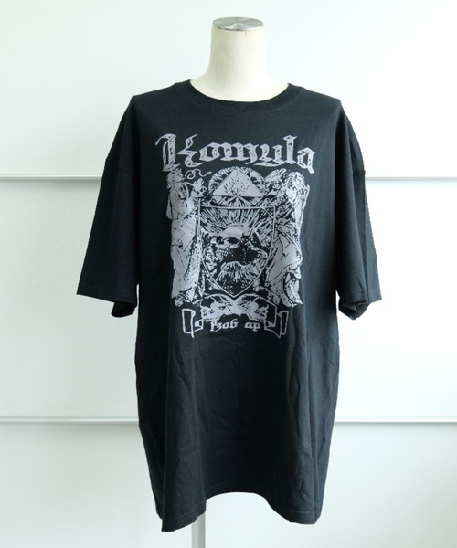 DEVICE（デバイス） tシャツ ダーク ドクロ グラフィック ヴィンテージ