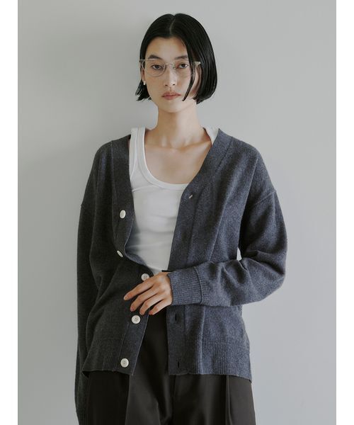 MIESROHE（ミースロエ） カーディガン ウール2WAYカシュクール