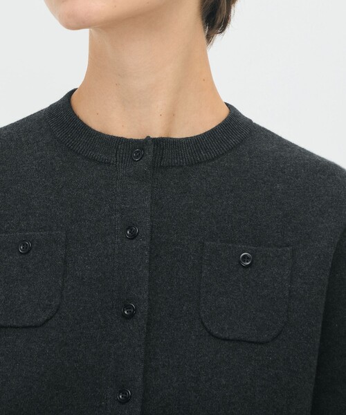 CABaN（キャバン） カーディガン コットンカシミヤ クルーネック