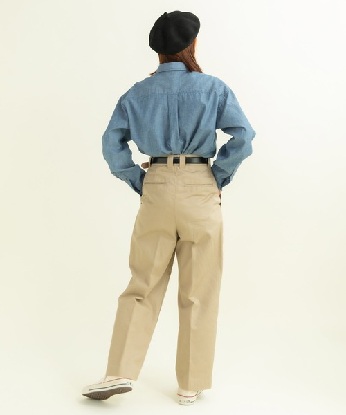 My Fav. CHILD WOMAN チノパン ヴィンテージチノクロス センタープレス