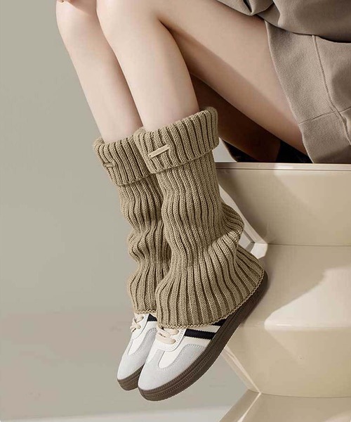 mosox レッグウォーマー リブレッグウォーマー レディース : ZOZOTOWN