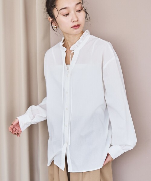 UN3D.（アンスリード） 長袖シャツ FREE ホワイト レディース