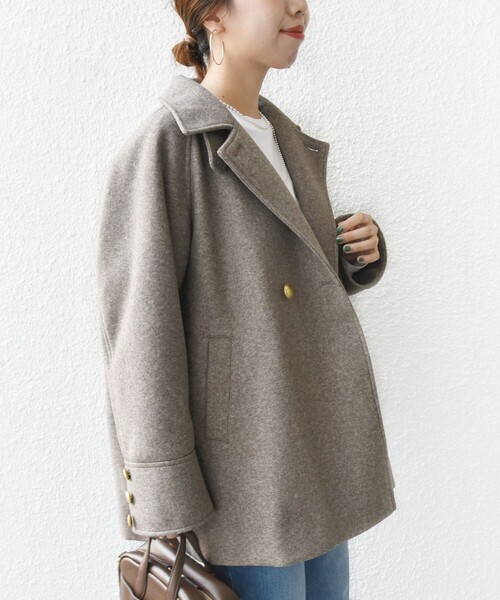 SHIPS（シップス） ピーコート pコート 「WEB限定」「手洗い可能