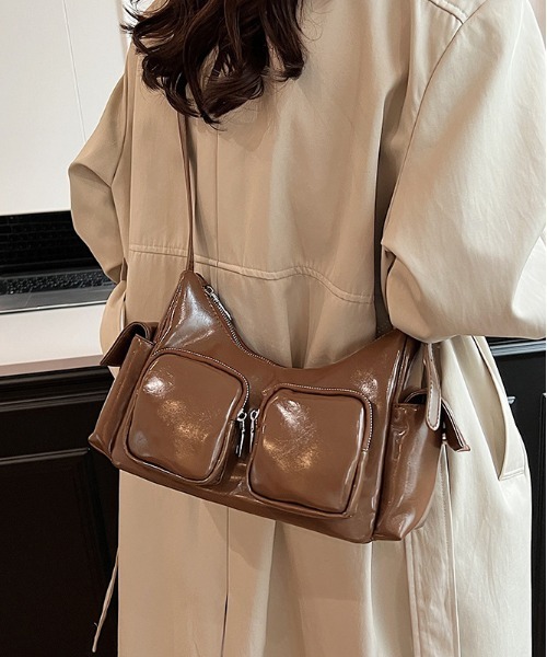 FREE STYLISTS ショルダーバッグ バッグ Y2K 4ポケットワンショルダー