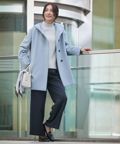 J.PRESS（J.プレス） コート アウター ショートビーバー フーデット