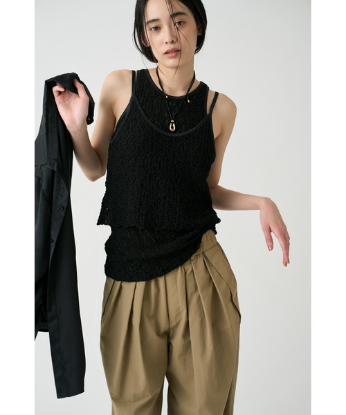 MIESROHE（ミースロエ） パンツ スポーティー3タックパンツ レディース