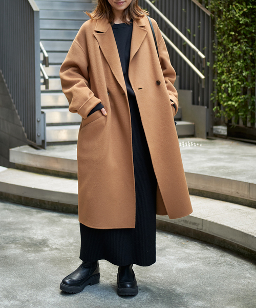 FRAMeWORK（フレームワーク） アウター SUPER160sダブルブレストコート