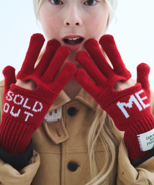 common gull products. アームカバー パックリさんな手袋 レディース