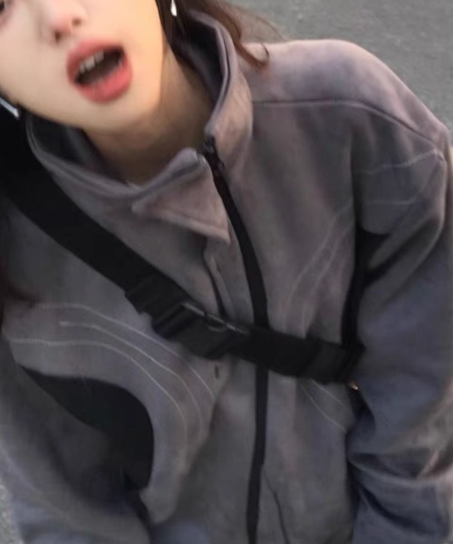 ALL RUNS ブルゾン アウター Full zip archive jacket/フルジップ