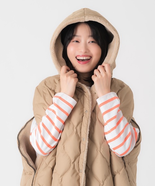 TAION（タイオン） ポンチョ ミリタリー ダウンカープ ダウンポンチョ