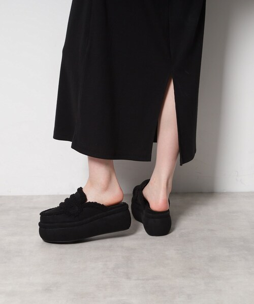 ESPERANZA（エスペランサ） サンダル SNSで話題！ふわもこボアサボ